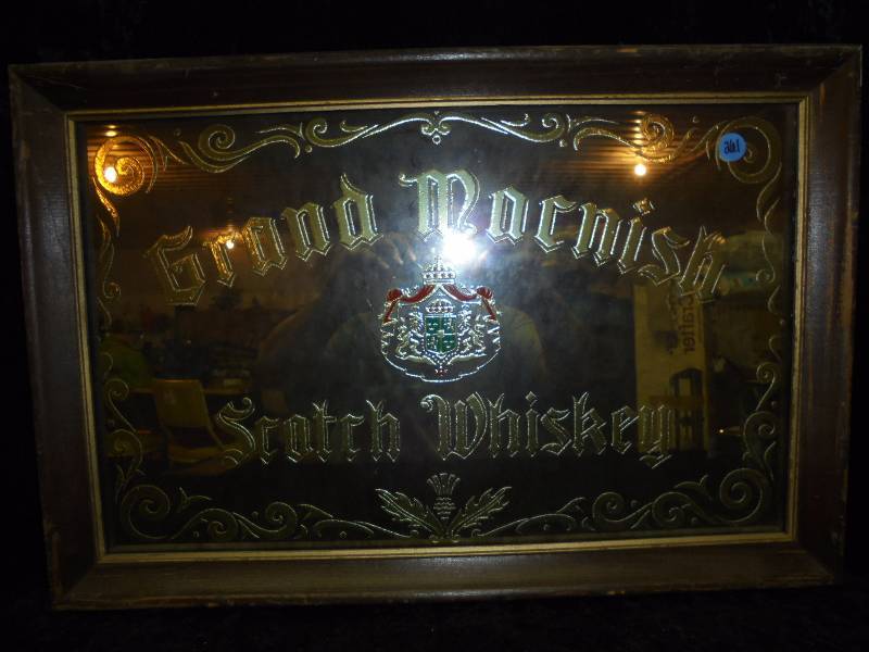 lot 37 image: Scotch Whiskey Mirror