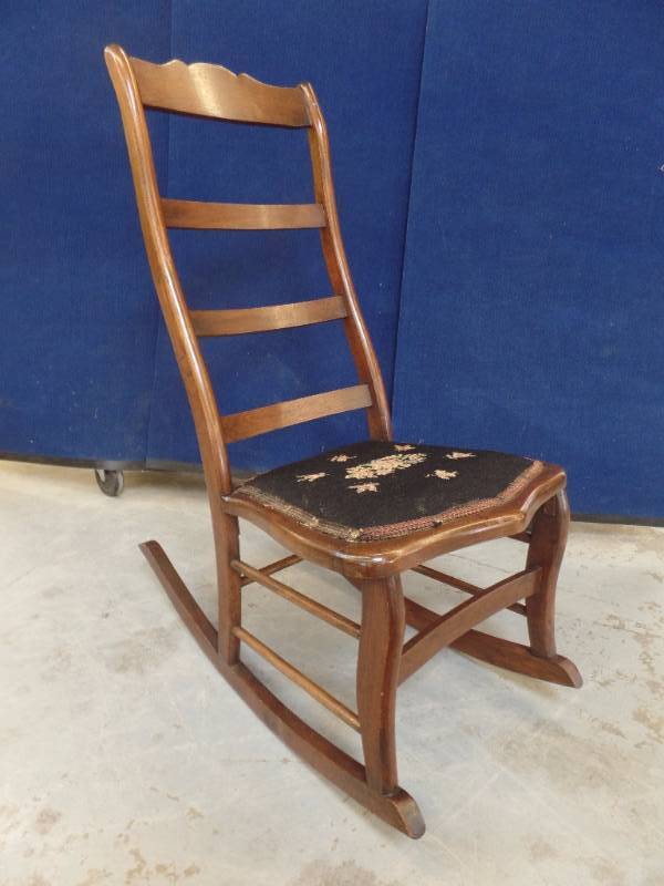 Vintage Needle Point Chair