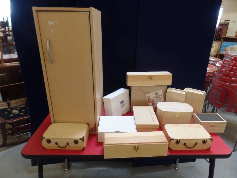 Storage & Unfinished Boxes