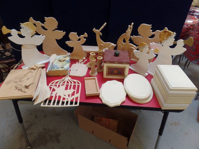 Unfinished Wood Lot