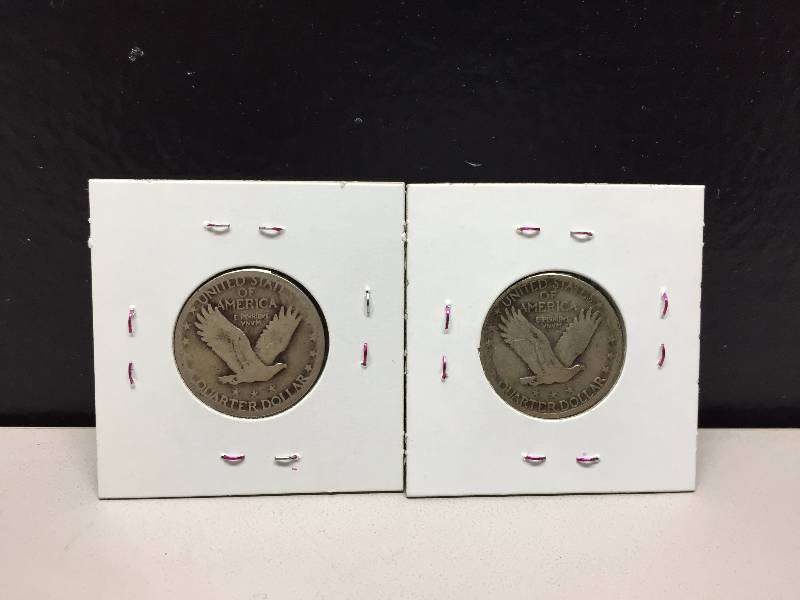 STANDING LIBERTY QUATERS 1926 AND 1927