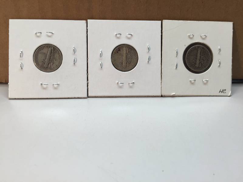 1940 P, D, S MERCURY DIMES