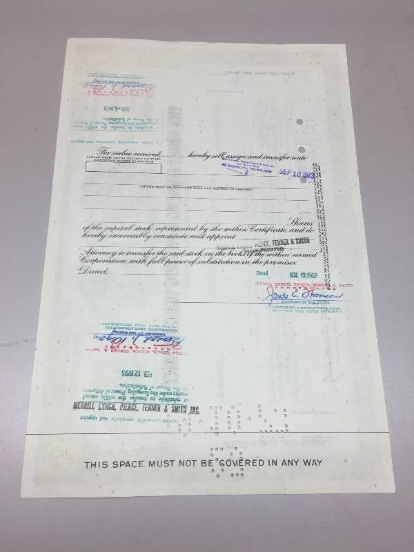 GREAT ATLANTIC AND PACIFIC TEA STOCK CERTIFICATE