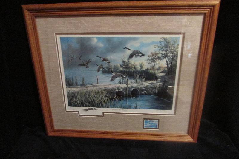 lot 19 image: Ken Zylla Signed Framed Print