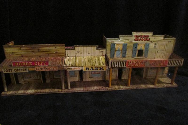 lot 51 image: 50s Wyatt Earp Dodge City Tin Town