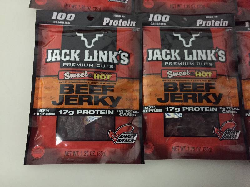 lot 53 image: JACK LINKS SWEET N HOT BEEF JERKY 10 1.25OZ BAGS