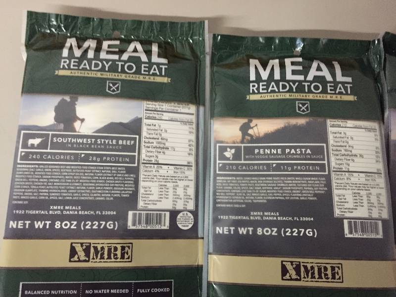 lot 58 image: XMRE MEAL READY TO EAT (4)