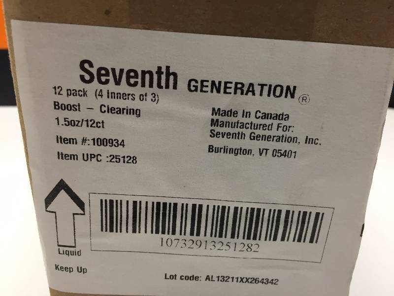 lot 67 image: SEVENTH GENERATION BABY SHAMPOO AND WASH 3 10OZ BOTTLES