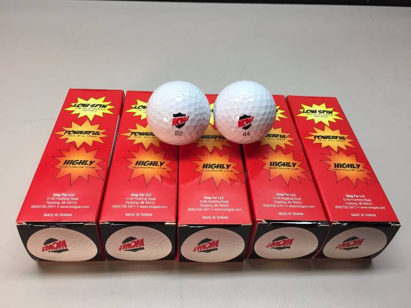lot 76 image: WOW 15 HI-VIS GOLF BALLS