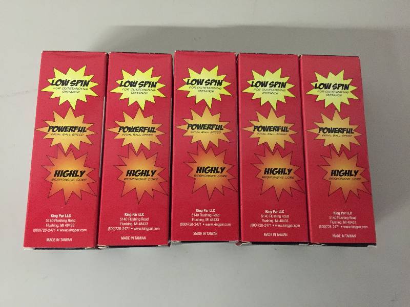 lot 77 image: WOW 15 HI-VIS GOLF BALLS