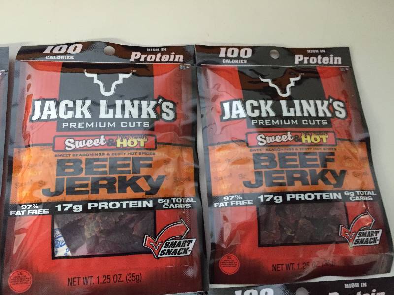 lot 87 image: JACK LINKS SWEET N HOT BEEF JERKY 10 1.25OZ BAGS