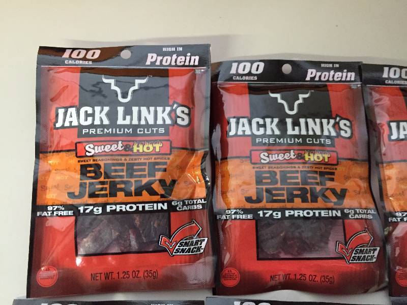 lot 88 image: JACK LINKS SWEET N HOT BEEF JERKY 10 1.25OZ BAGS