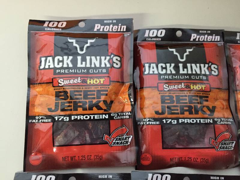lot 89 image: JACK LINKS SWEET N HOT BEEF JERKY 10 1.25OZ BAGS