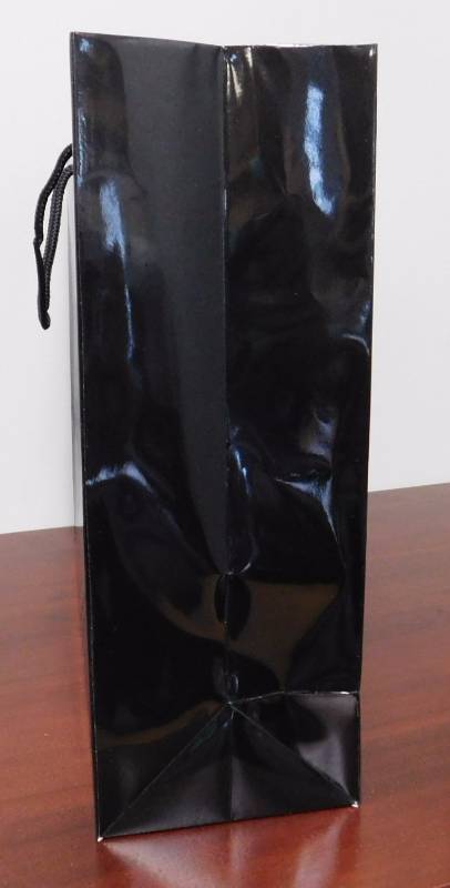 Black Glossy Euro Totes 16 x 4 34 x 13