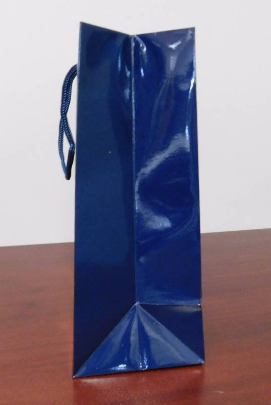Navy Glossy Euro Totes 8 x 4 x 10