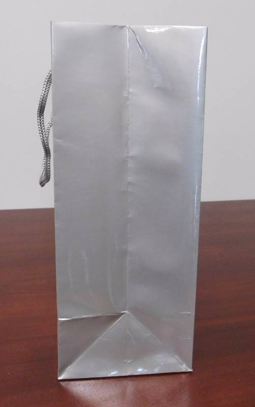 Platinum Glossy Euro Totes 8 x 4 x 10