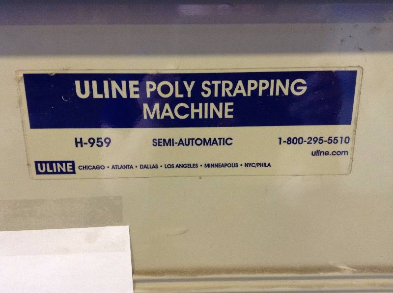 Uline Poly Strapping Machine