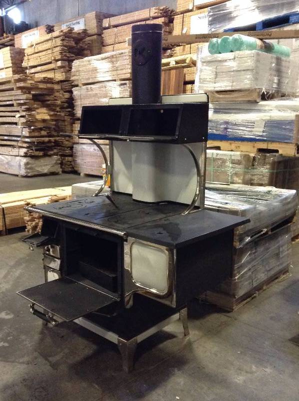 Vintage Authentic Monarch Malleable Cook Stove Surplus Construction