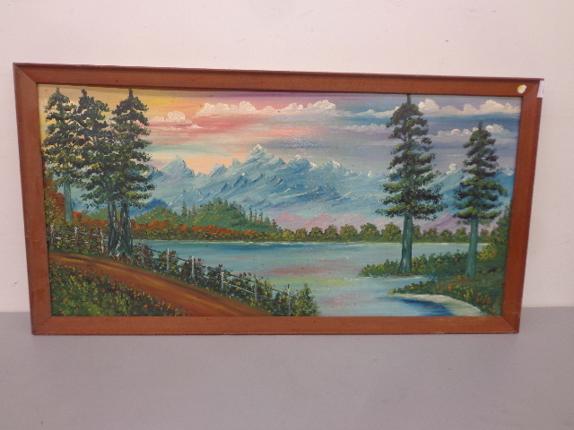 lot 13 image: Toppert 1960 Beautiful Hand Painting
