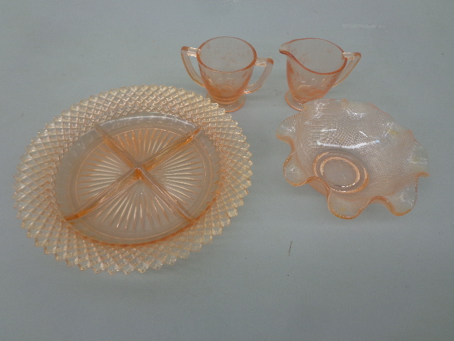 lot 42 image: Cream and Sugar Cups & Candy Dishes