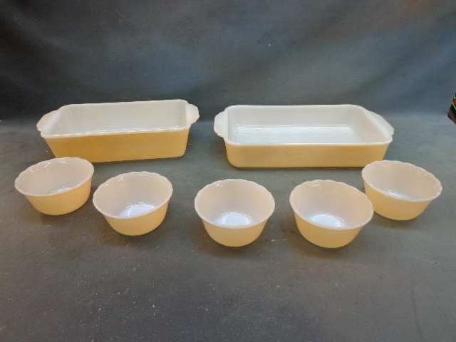 lot 45 image: Fire King Dishware