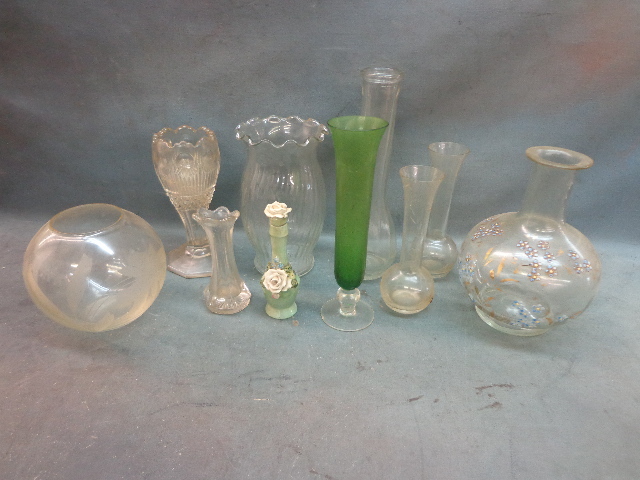 lot 55 image: Glass Vases