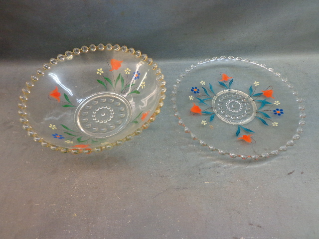 lot 62 image: Vintage Serving Plate & Bowl