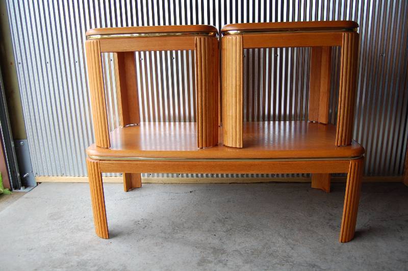 Set of 2 End Tables and Coffee Table