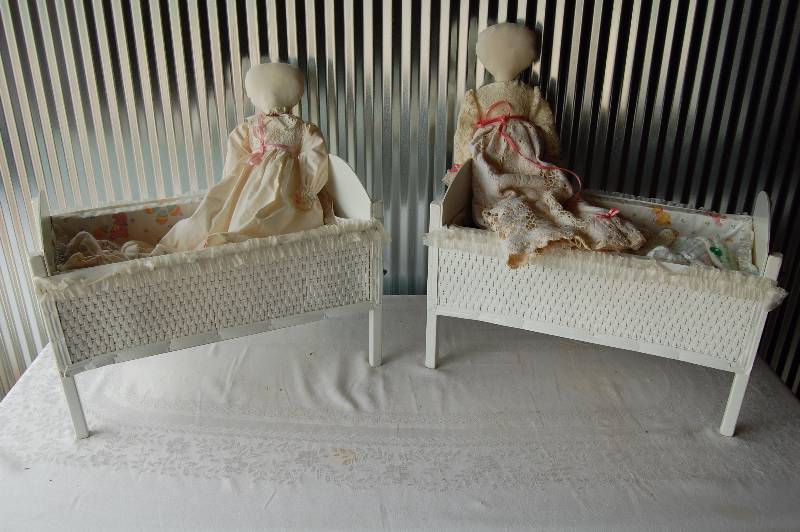 Dolls with Doll Cribs
