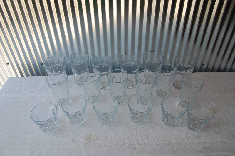 Assorted Palaks Glassware