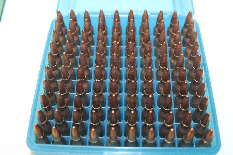 Lot of (100) Rounds of Federal 5.56 x 45mm Ammuntion