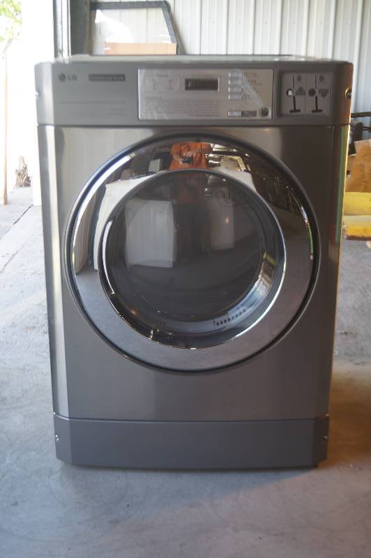 lot 8 image: LG Comm. Dryer  Model # GD1329QGW2