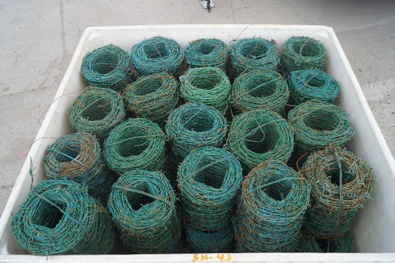 20 Rolls of PVC coated Barbwire