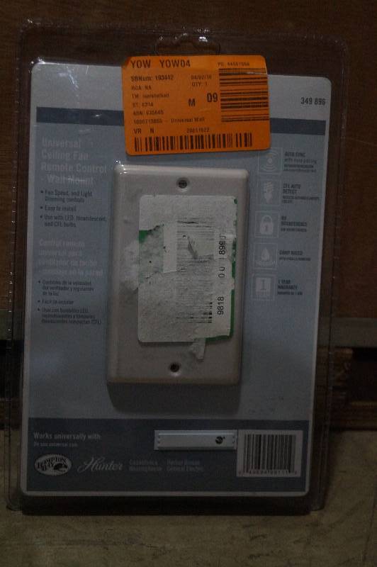 Ceiling Fan Remote Wall Mount