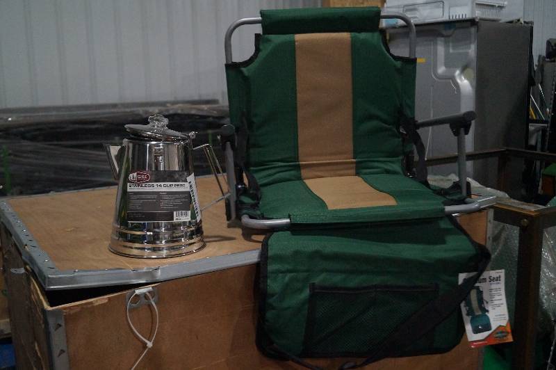 Stadium Seat & Percolator
