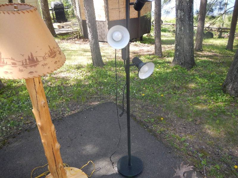 lot 14 image: Black Lamp