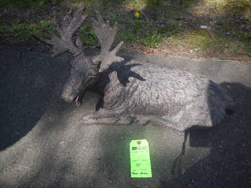 lot 15 image: Moose Statue