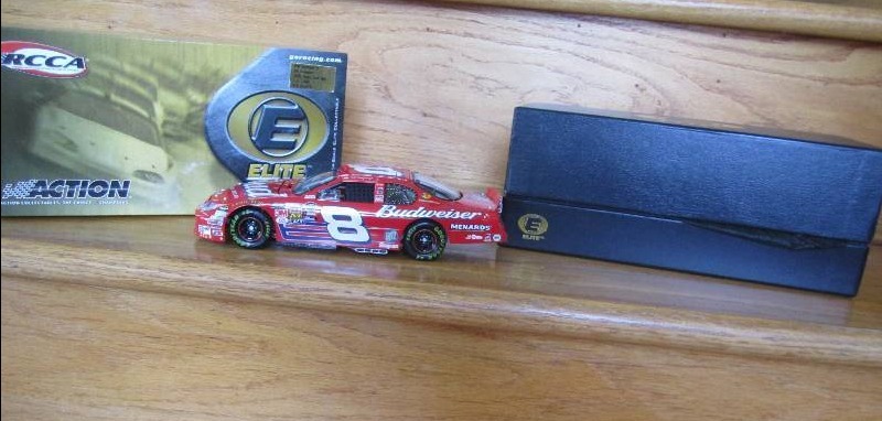 lot 2 image: Dale Earnhardt Jr. Elite #8 Budweis...