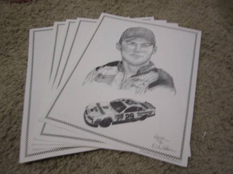 lot 88 image: Lot of 10 portrait sketches of NASC...