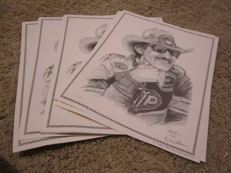 lot 89 image: Lot of 10 portrait sketches of NASC...