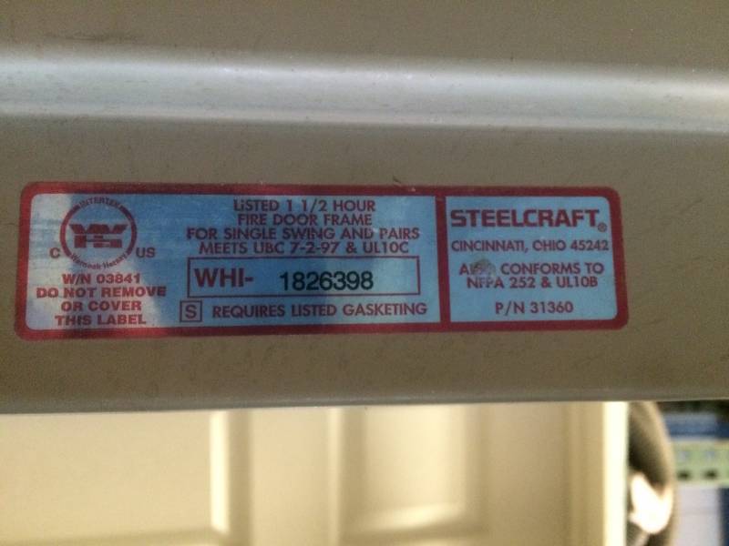 Used Steel Double Doors