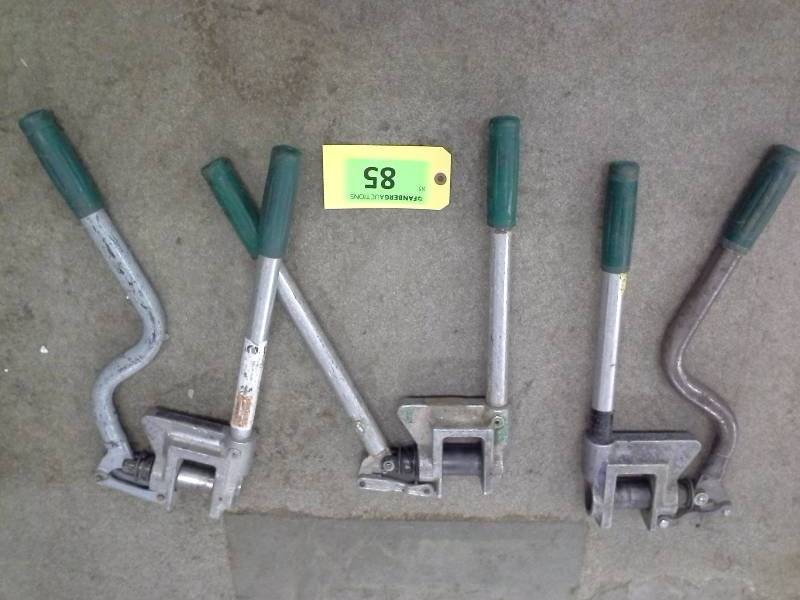 lot 85 image: (3) Greenlee Metal Stud Punch