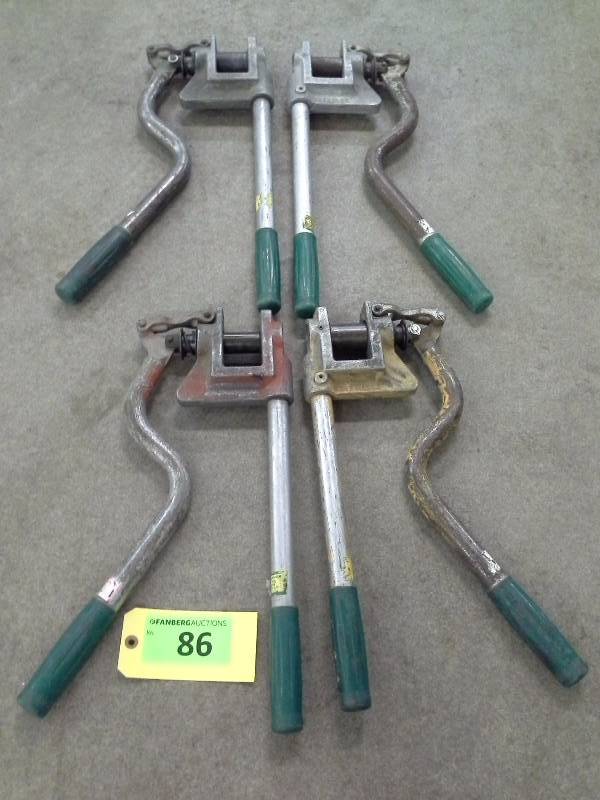 lot 86 image: (4) Greenlee Metal Stud Punch