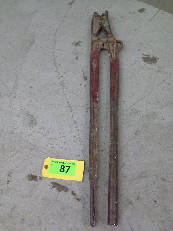 lot 87 image: (1) Wheeler Manual Pipe Cutters, Incomplete