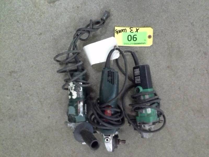 lot 90 image: (3) Grinders