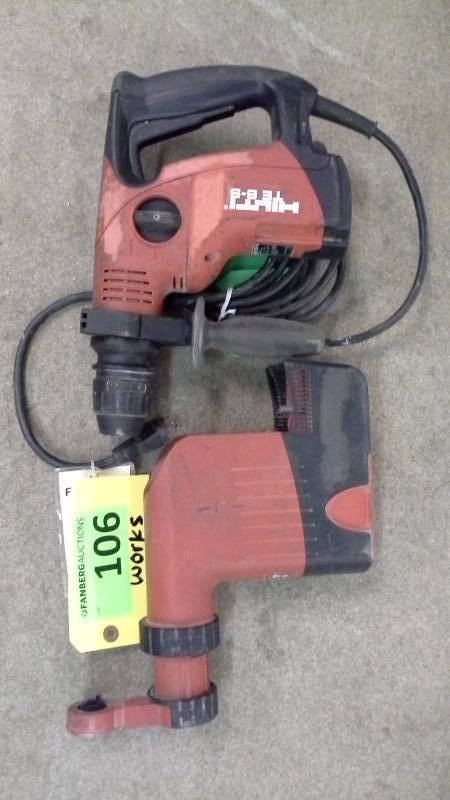 lot 106 image: (1) Hilti TE 6-S Rotary Hammer Drill