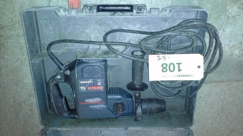 lot 108 image: (1) Bosch 11236VS Rotary Hammer Drill