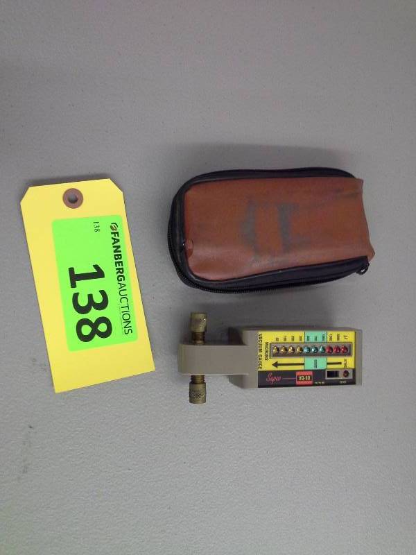 lot 138 image: (1) Supco VG-60 Vacuum Gauge