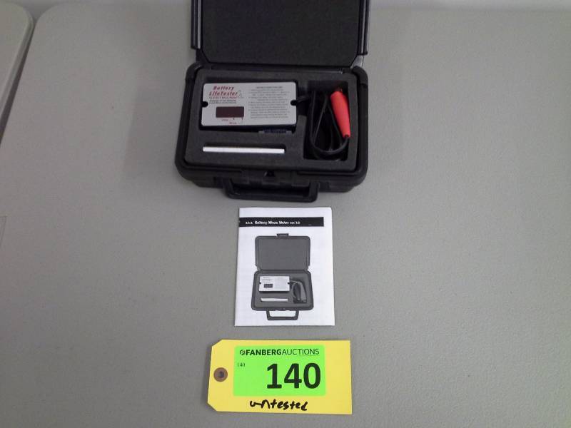lot 140 image: (1) Elk Battery LifeTester
