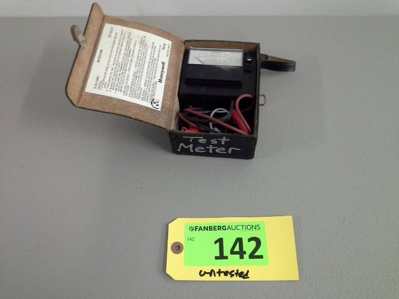 lot 142 image: (1) Honeywell Test Meter